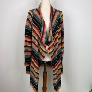 Polo Ralph Lauren Serape Draped OPen Knit Cardigan Sweater